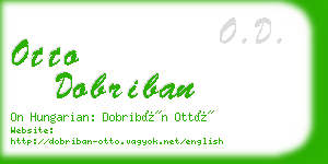 otto dobriban business card